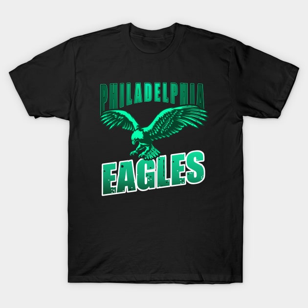 philadelphia eagles T-Shirt by nowsadmahi